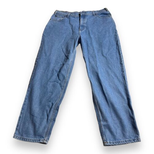 Deadstock NWT Vtg 90s Y2K Jordache Jeans 38x30 Baggy Blue Denim High Ris... - $45.00