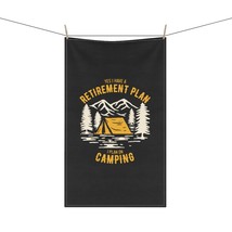 Unique Camping Retirement Plan Kitchen Towel | Polyester or Cotton | Gif... - £17.82 GBP+