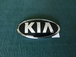  2011-2018 Kia Optima / Forte black and chrome hood emblem. New OEM - £14.89 GBP