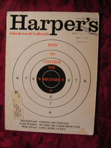 HARPER&#39;s June 1969 John Kenneth Galbraith Leslie Farber Frank O&#39;connor - £9.20 GBP