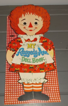 Vintage 1967 My Raggedy Ann Paper Doll Book - $409.89 MXN