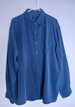 George Sueded Long Sleeve Button Up Shirt Mens Size XL - $221.93 MXN