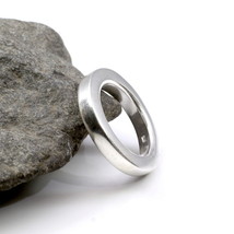Real Solid Silver Band Ring jointless - chandi ka bejod challa - £26.99 GBP