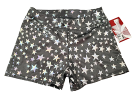 Capezio Silver Star Side Horse Shorts, Girls XL, New With Tags - $13.23 CAD