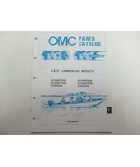 1990 Omc Johnson Evinrude 125 Commerciale Modelli Parti Catalogo Manuale... - £11.97 GBP