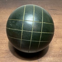 Vintage Sportcraft green Square Line Pattern Bocce Ball Replacement - £7.99 GBP