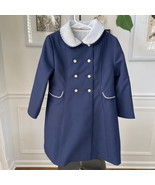 Vintage 70s Ellerie Fashions Madeline Style Navy Coat 5 - $34.56