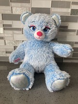 Frozen Elsa Plush Blue Sparkle Teddy Bear 16&quot; Build A Bear Workshop BABW - £10.48 GBP