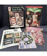 Lot of Cross Stitch Patterns Needlework Magazines Christmas Stockings - £11.34 GBP