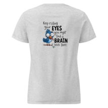 Women’s Softstyle T-Shirt – “Funny Animal” Back Print (Grey) - $856.45 MXN