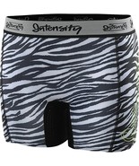 Intensity Girl&#39;s Fastpitch Low Rise Slider Softball Shorts, Zebra Black,... - £25.24 GBP