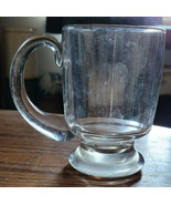 Clear Glass Coffee Hot Chocolate Hot Tea Mug Decorative Collectible Wint... - £7.86 GBP
