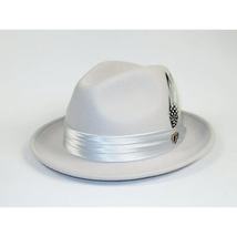 Bruno Capelo Hat Australian Wool Crushable Fedora Giovani UN133 Silver Gray image 4