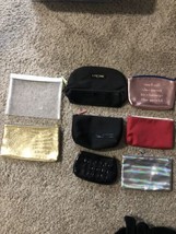 huge lot of 8 cosmetic make up bags From Lancôme Mac Ipsy Some Are Used - £9.74 GBP