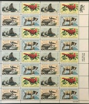 Wildlife Conservation Complete Sheet of Thirty Two Stamps Scott 1464-67 - £9.40 GBP