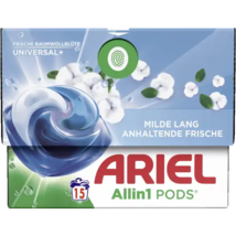 ARIEL Pods Laundry Detergent PODS All-in-1 FRESH COTTON BLOSSOM 15 pods - $21.77