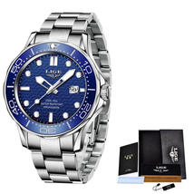 Men Watches Stainless Steel Quartz Wristwatch Date Waterproof Luminous L... - $45.17+