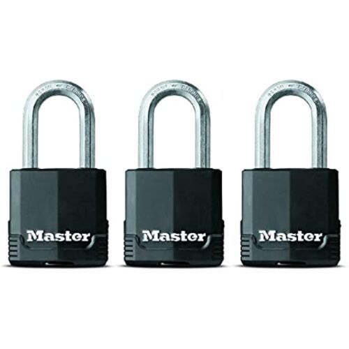 Magnum 1-3/4 In. Keyed-Alike Padlocks, All-Weather Cover, 3-Pack - $40.87