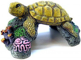Exotic Environments Sea Turtle Aquarium Ornament - £6.33 GBP