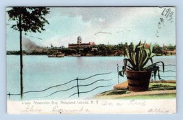 Vista Di Thousand Isola Casa Alexandria Bay New York Ny 1908 Udb Cartolina Q2 - £2.39 GBP