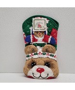 Vintage Teddy Bear 3D Christmas Holiday Oven Mitt Pot Holder - New - $14.75