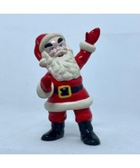 Vintage Hand Painted Ceramic Santa Claus Figurine Christmas Holiday Decor - $21.22