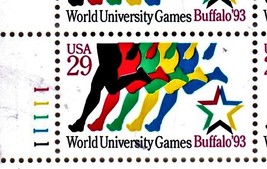 U S Stamps - .29 cent World University Games - Buffalo, N. Y. 1993 - £2.15 GBP