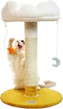 Large Size Cloud Cat Scratching Post with Bed, Cat Tree for Indoor Cats, Nature  - £38.33 GBP