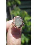 Herkimer diamond ring / Electroformed Copper - $28.95