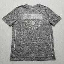 Los Angeles Clippers Shirt Mens Medium Gray Short Sleeve Basketball NBA - $16.86