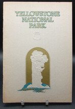 Geyserland Yellowstone National Park 1928 Union Pacific First Ed. Maps Trains - £28.30 GBP