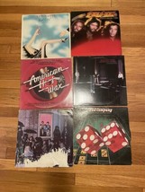 The Beegees Ambrosia Bad Company American Hot Wax Vinyl Lot Records 6 Vtg - $35.26