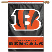 Cincinnati Bengals Banner 28x40 Vertical - $1,125.11 MXN
