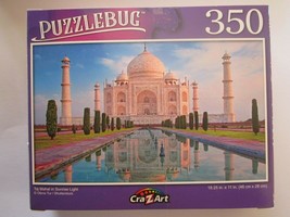 NEW Puzzlebug 350 Pcs Jigsaw Puzzle 18&quot;x11&quot; Age 9+ ~ Taj Mahal in Sunrise Light - £6.22 GBP