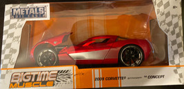 Jada Bigtime 53003 - 2009 Corvette Stingray Concept Scale 1:24 - Red VHTF! - £35.38 GBP