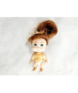 Vintage 2.5&quot; Tyco Quints Mini Doll Babies Number 5 Red Brown Hair 1990&#39;s - £10.35 GBP