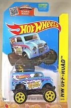 2015 Hot Wheels #118 Hw Off-Road-Hot Trucks Monster Dairy Delivery Blue w/ORUT5s - £6.30 GBP