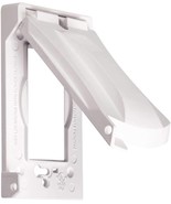 Bell Weatherproof Single Outlet Cover Outdoor Receptacle Protector, White - €13,68 EUR