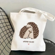 Rtoons corgi printed tote bag women harajuku shopper handbag girl shoulder shopping bag thumb200