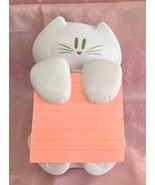 Post-It-Note White Cat Pop-Up Dispenser 4.5&quot; Tall - $15.00 CAD