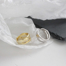 Double Row Geometric Adjustable Ring - $19.95