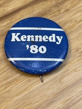 Vintage 1980 Kennedy Presidential Political Campaign Button Pin KG JD - £7.78 GBP