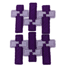 Purple Passion Easter Cross Christmas Ornaments - $30.00