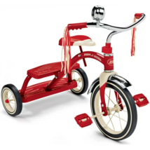 Radio Flyer, Classic Red Dual Deck Tricycle, 12&quot; Front Wheel, Red - £63.92 GBP