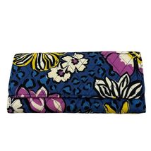 Vera Bradley African Violet Floral Trifold Clutch Wallet With Card Slots... - $28.80