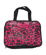 Juicy Couture Cheetah Makeup Cosmetic Weekender Bag Fuchsia Leopard - $32.29 CAD