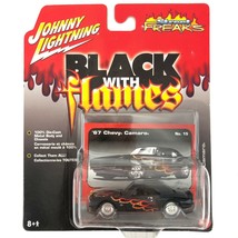 Johnny Lightning Street Freaks 1967 67 Chevy Camaro SS Black with Flames... - $48.37