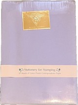 Personal Stamp Exchange Stationary For Stamping 20 Sheets Linen Finish P... - $6.93