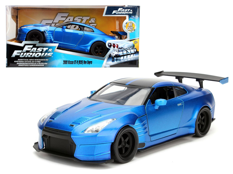 Brian's 2009 Nissan GTR R35 Blue Ben Sopra "Fast & Furious" Movie 1/24 Diecast M - $44.39