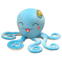 Lovely Octopus Plush Toys Cartoon Squid Pillow Toys Stuffed Soft Animal Sleep Cu - £36.52 GBP